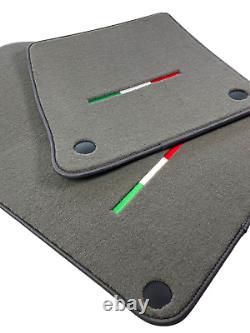 Gray Floor Mats For Ferrari 599 Coupe 2006-2012 Tailored Carpets Italy Edition