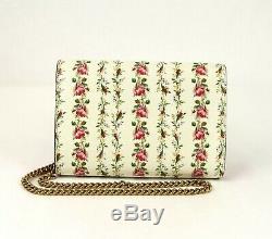 Gucci Dionysus Limited Edition Off White Leather Floral Chain Bag 401231 2067