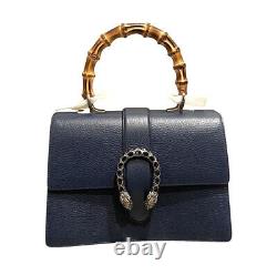 Gucci Dionysus Pebbled Calfskin? Bamboo Top Handle Bag Handbag Purse $3100