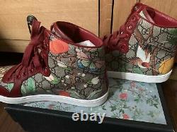 Gucci GG Tian Supreme High Top Sneakers Trainers Shoes UK 6 Ltd Edition BNIB