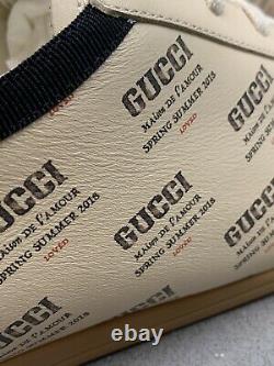 Gucci Ltd Edition Falacer Sneaker Soy Black 8 UK Brand New Box Made In Italy