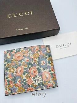 Gucci Men's Special Edition Liberty Wallet MODEL 636332 NWT AUTHENTIC