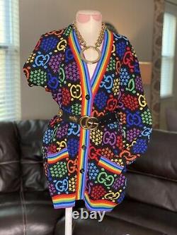 Gucci Psychedelic Limited Edition Cardigan Sz Small