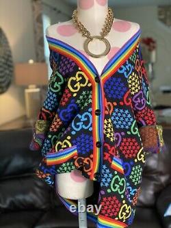 Gucci Psychedelic Limited Edition Cardigan Sz Small