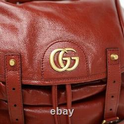 Gucci ReBelle Large Backpack Red Leather Limited Edition New