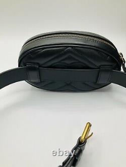 Gucci Women's Fanny Pack Color Black MODEL 476434 NWT AUTHENTIC Size 95/38