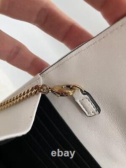 HOT! BNWT Versace Medusa Leather Wallet On A Chain Shoulder Bag Crossbody Clutch