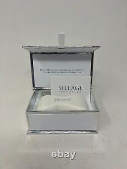 House of Sillage Limited Edition Bow Lipstick Case LAVENDER withSwarovski Crystals