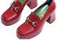 In Box Gucci Wine Red Fall Winter 2021 Limited Edition Loafer 1/2 Platforms