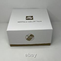 Illy Espresso Cups & Saucers Limited Edition Heritage Collection New in Open Box