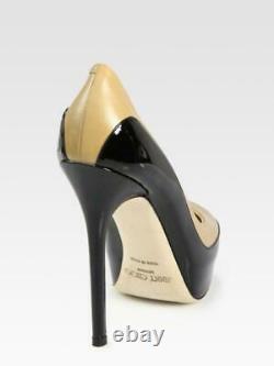 JUST Reduced JIMMY CHOO Black and Nude Sepia -ORIG $850