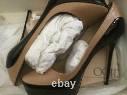 JUST Reduced JIMMY CHOO Black and Nude Sepia -ORIG $850