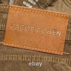 Jacob Cohen Babycord Trousers Bard Premium Edition Denim IN Hazel RegEUR290