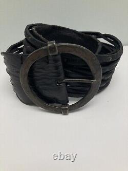 John Varvatos Jimmy Hendrix Leather Belt. Size 38. Limited Edition 98/135 $598