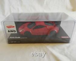 Kyosho mini z auto-scale collection Ferrari 458 Italia GT 2 rare red AWD version
