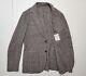 Lbm 1911 Italy 44r (54r) Brown Blue Houndstooth Plaid Men's Sport Coat Nwt $995