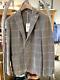 Lbm 1911 Limited Edition Blazer Mens Heavy Cotton Plaid Made In Italy