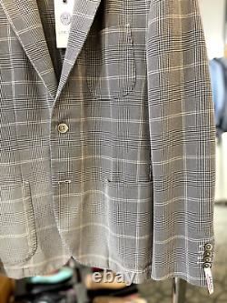 LBM 1911 Limited Edition Blazer Mens heavy Cotton plaid MADE IN ITALY