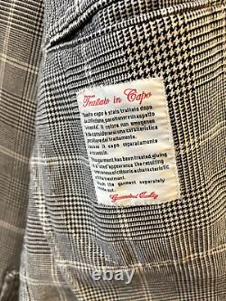 LBM 1911 Limited Edition Blazer Mens heavy Cotton plaid MADE IN ITALY