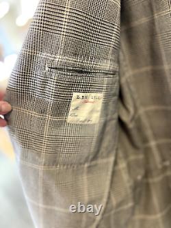 LBM 1911 Limited Edition Blazer Mens heavy Cotton plaid MADE IN ITALY