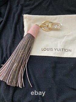 LOUIS VUITTON, Limited Edition PINK Tassel, 10.5, Bag Charm, Key Chain SOLD OUT