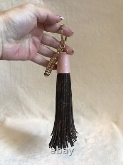 LOUIS VUITTON, Limited Edition PINK Tassel, 10.5, Bag Charm, Key Chain SOLD OUT
