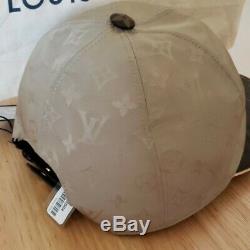 Louis Vuitton Hat Cap Limited Edition Beige Brown Monogram Size Med, Adjustable