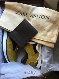 Louis Vuitton Mens 1100 Miles Mustard Sneaker Sz. 8 New In Box Limited Edition