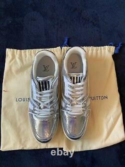 Louis Vuitton Metallic Silver Trainer Limited Edition Virgil Abloh Size 11