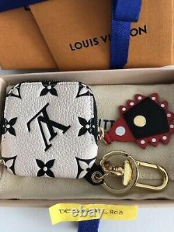 Louis Vuitton NEW Crafty Square Pouch 2020 Bag Charm Key Holder Limited Edition