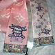 Louis Vuitton Nwt Rodeo Bandeau Pink Limited Edition Silk Twilly Scarf