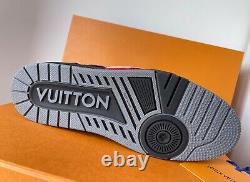 Louis Vuitton Nigo 2 Virgil Abloh Trainers Sneakers Monogram Denim Receipt UK8.5