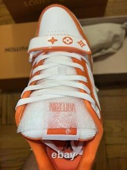 Louis vuitton trainer sneaker (orange)