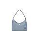 Mint! Prada Re-edition 2005 Astral Blue Nylon Saffiano Hobo Shoulder Satchel Bag