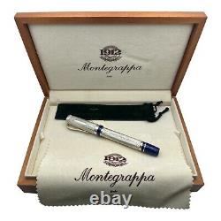 MONTEGRAPPA 925 Silver Limited edition Fountain Pens, 18k, Nib Size-M. New, 312/500