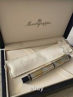 MONTEGRAPPA Gea 2001 Limited Annual Edition Fountain Pen 1684/2001 24k gold foil