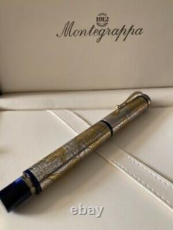 MONTEGRAPPA Gea 2001 Limited Annual Edition Fountain Pen 1684/2001 24k gold foil