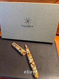 Maiora Alpha K Ercolano Limited Edition Fountain Pen, 14K Nib, SHIPS FREE #228