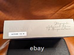 Maiora Alpha K Oro-Grigio Limited Edition Fountain Pen, 14K Nib, SHIPS FREE #233