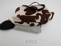 Manolo Blahnik Real Cow Hair Mini Satchel Bag