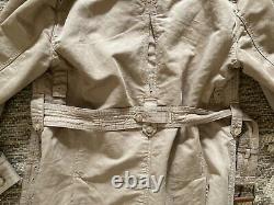 Massimo Dutti limited edition personal linen cotton Safari jacket men size small