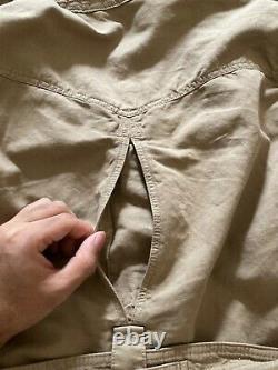 Massimo Dutti limited edition personal linen cotton Safari jacket men size small