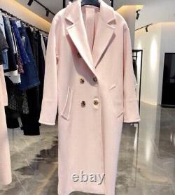 Max mara cherry blossom pink limited edition 101801 winter coat Italy size 42