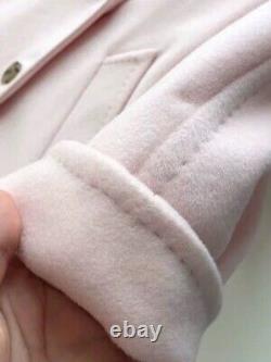 Max mara cherry blossom pink limited edition 101801 winter coat Italy size 42