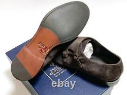 Men 10.0US Made In Italy Brooks Brothers Suede Double Monk Strap Limited Edition