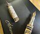 Montegrappa Alexander Hamilton Fountain Pen 18k Gold Nib Stub In Cream Le Of 177