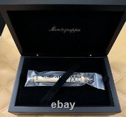 Montegrappa Alexander Hamilton Fountain Pen 18K Gold NIB STUB in Cream LE of 177