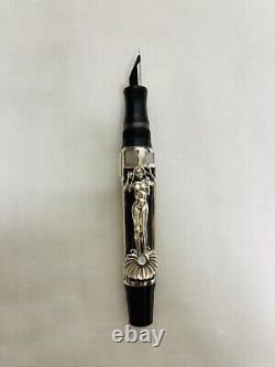 Montegrappa Aphrodite Limited Edition Silver Fountain Pen. M-Nib