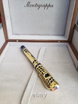 Montegrappa Euro 2002 Gold Limited Edition Rollerball Pen