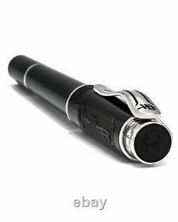 Montegrappa Icons Hemingway Novel Limited Edition Black/Silver Rollerball Pen